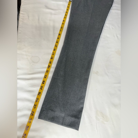 ELLIOTT LAUREN Gray flat front Straight Leg Trousers size 4 - Picture 11 of 11